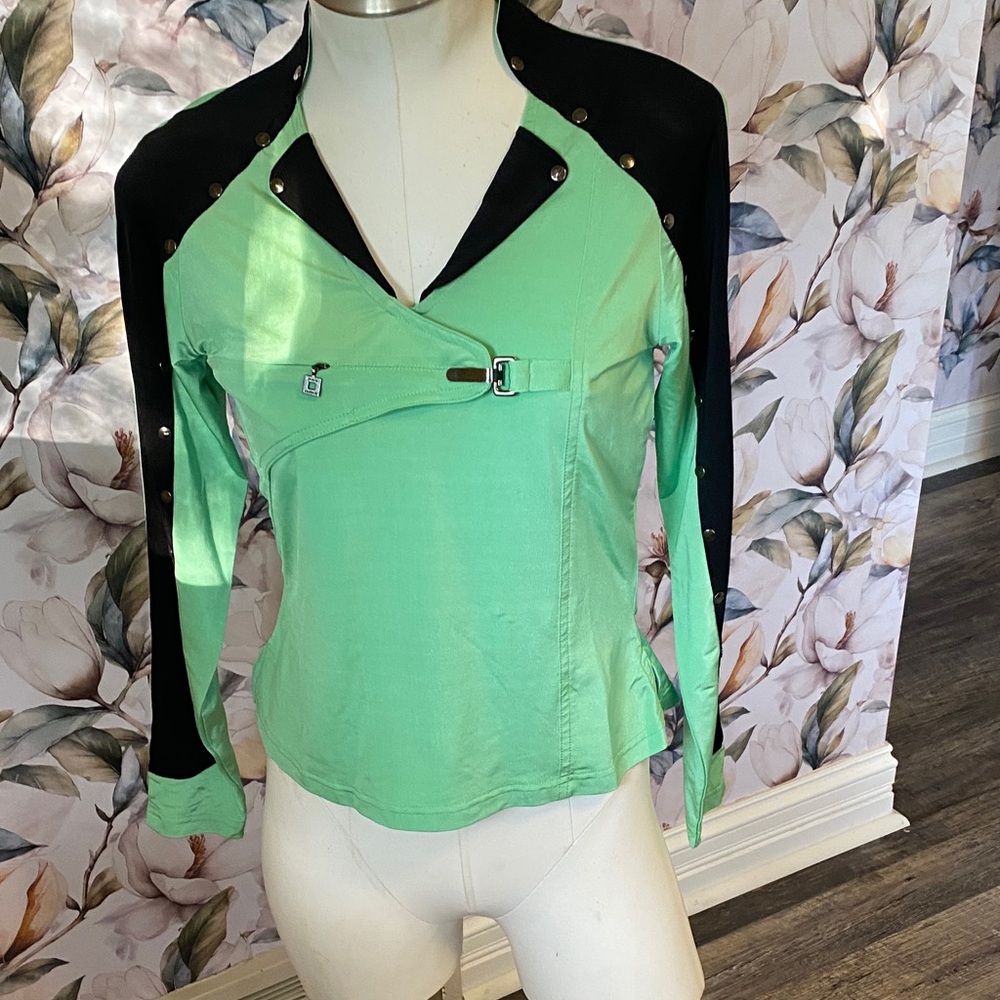 Jamie Sadock Green and Black Top